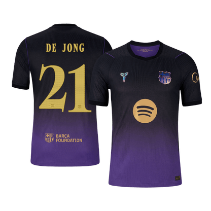 Barcelona Away Soccer Jersey 2026/27 – DE JONG #21 – UCL