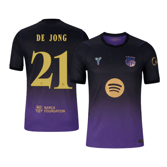 Barcelona Away Soccer Jersey 2026/27 – DE JONG #21 – UCL