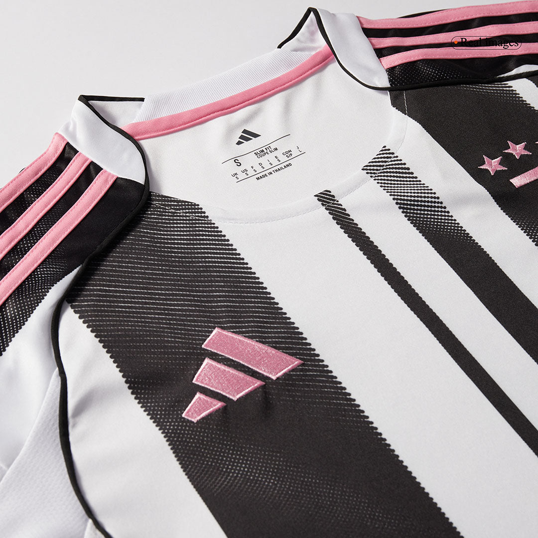 Juventus Mens Home Soccer Kit 2025/26 Black&White