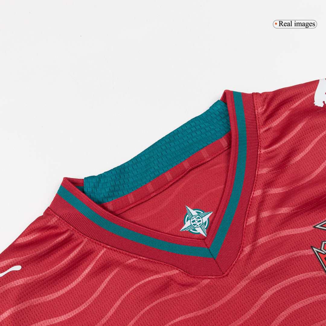 Portugal Kids Home Soccer Kit World Cup 2026 Red [PREMIUM]