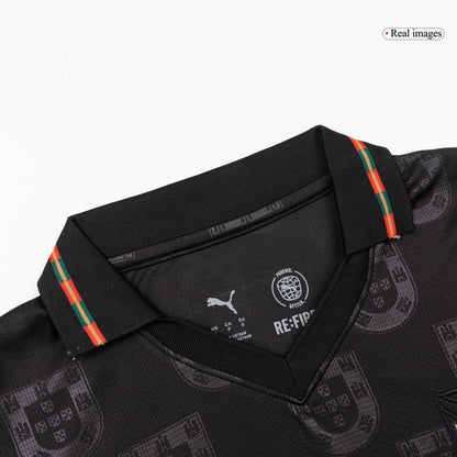 Portugal Mens Soccer Jersey World Cup 2026 Black