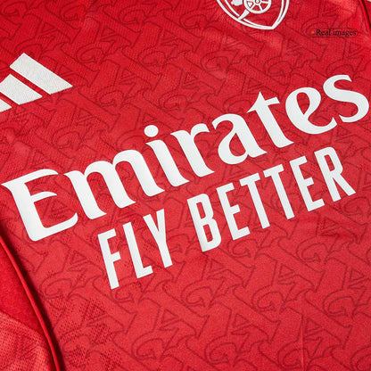 Arsenal Mens Home Soccer Jersey 2025/26 Red - Player Version