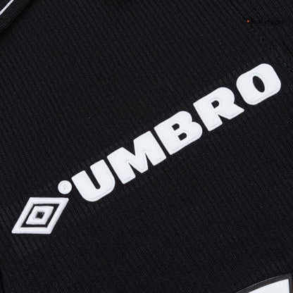 Retro Manchester United Mens Away Soccer Jersey 1998 Black