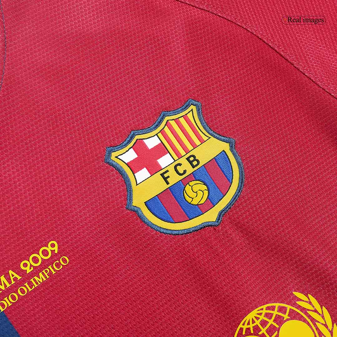 Retro Barcelona Mens Home Soccer Jersey UCL Final UCL 2008/09