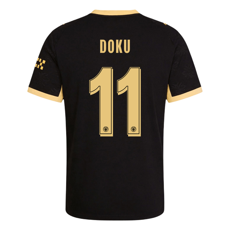 Manchester City Away Soccer Jersey 2026/27 – DOKU #11 – UCL (Player Version)