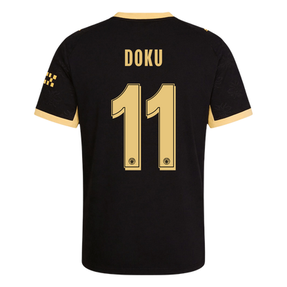 Manchester City Away Soccer Jersey 2026/27 – DOKU #11 – UCL (Player Version)