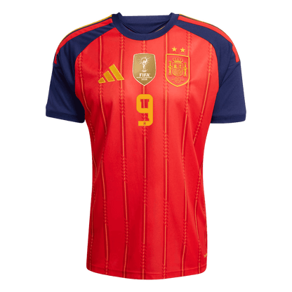 [Champion Edition] Spain Home Soccer Jersey World Cup 2026 – GAVI #9