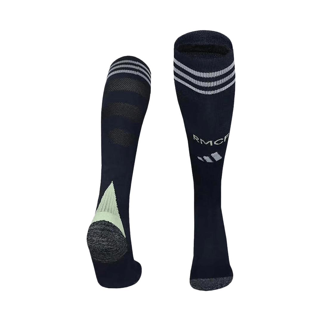 Real Madrid Kids Away Soccer Socks 2025/26 Navy [PREMIUM]