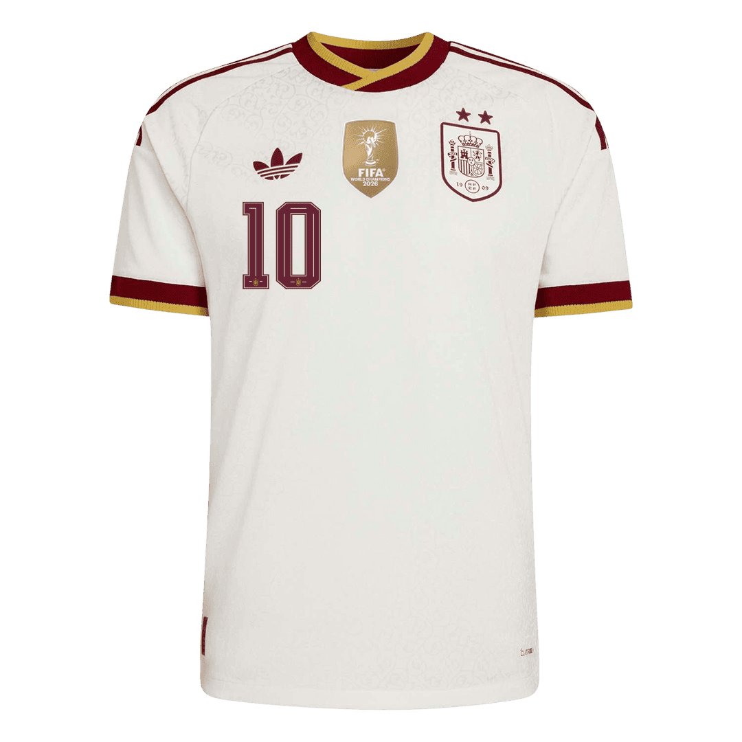 [Champion Edition] Spain Away Soccer Jersey World Cup 2026 – OLMO #10 (Player Version)