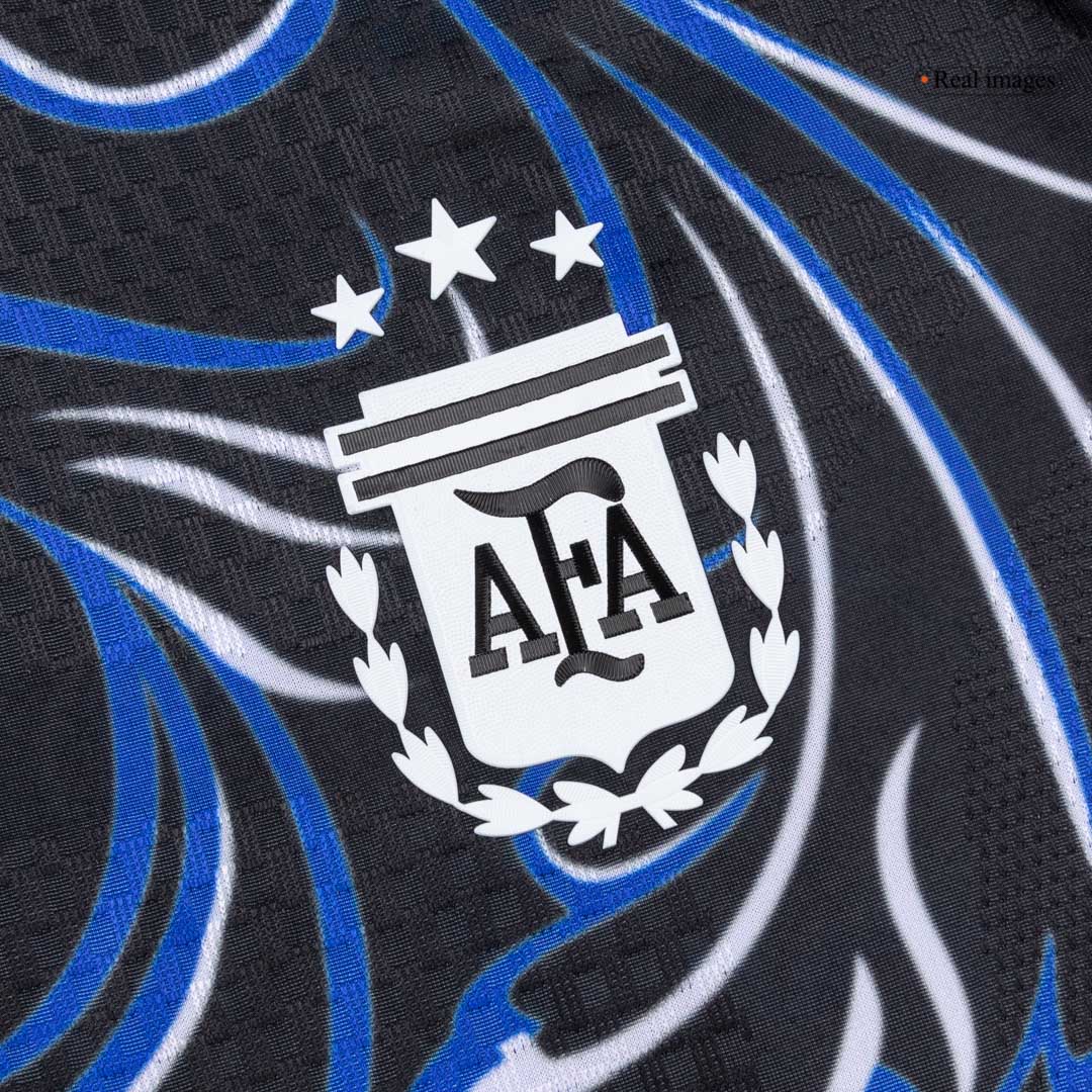 L. MARTINEZ #22 Argentina Mens Away Soccer Jersey World Cup 2026 Black - Player Version