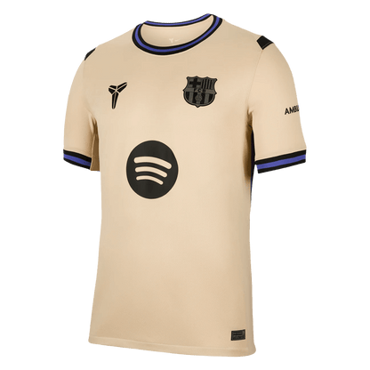 GAVI #6 Barcelona Mens Away Soccer Jersey UCL 2025/26 Yellow