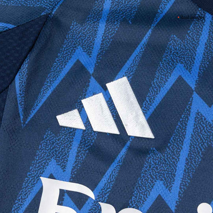 RICE #41 Arsenal Mens Away Soccer Jersey 2025/26 Blue - Player Version