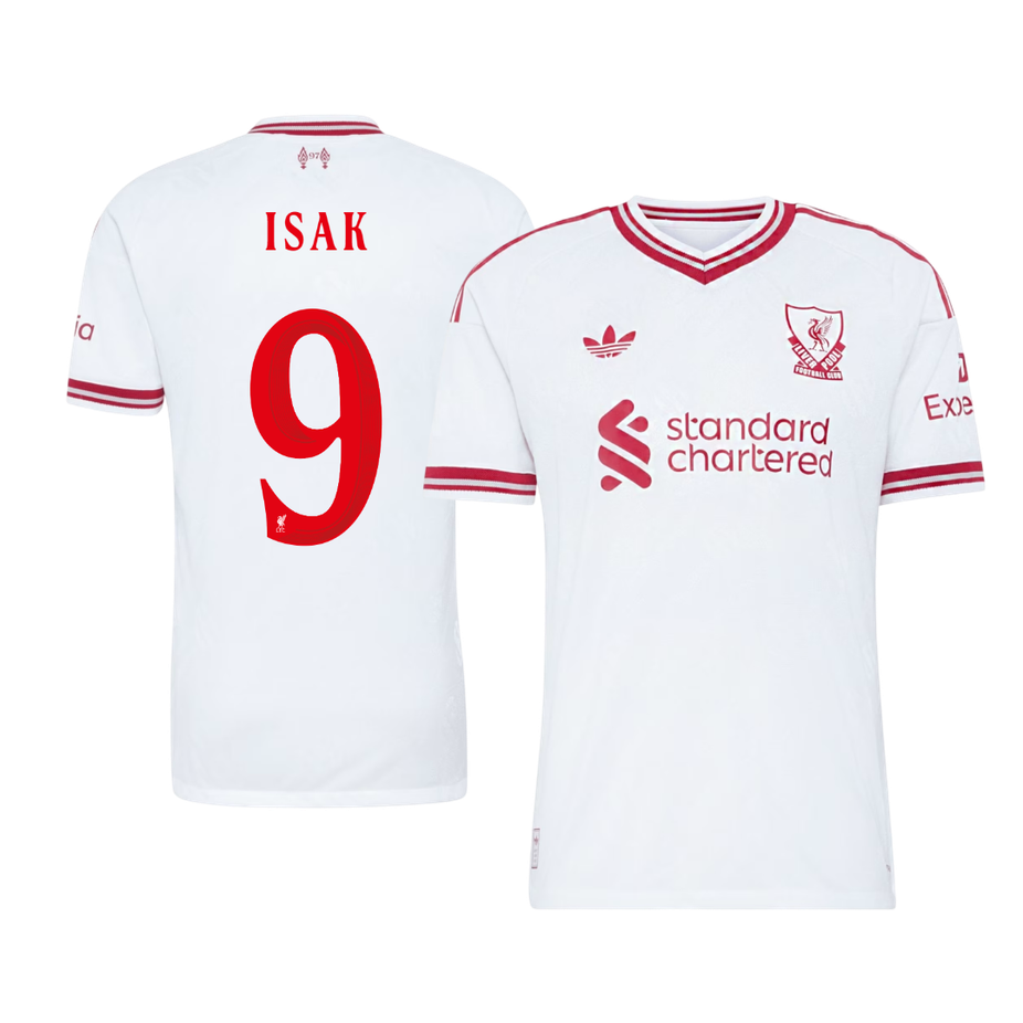 Liverpool Away Soccer Jersey 2026/27 – ISAK #9 – UCL (Player Version)