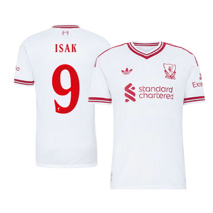 Liverpool Away Soccer Jersey 2026/27 – ISAK #9 – UCL (Player Version)