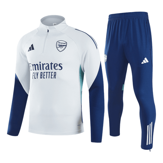 Arsenal Mens Training Tracksuit Kit 2025/26 White