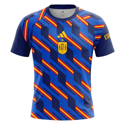 Spain Mens Pre-Match Soccer Jersey World Cup 2026 Navy