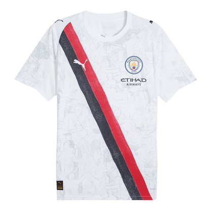 MARMOUSH #7 Manchester City Mens Soccer Jersey World Cup KidSuper 2025/26 White