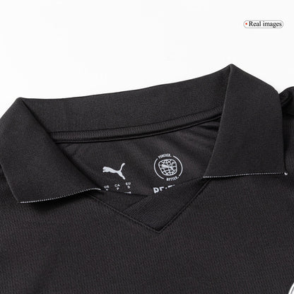 Manchester City Mens Away Soccer Full Set 2025/26 Black