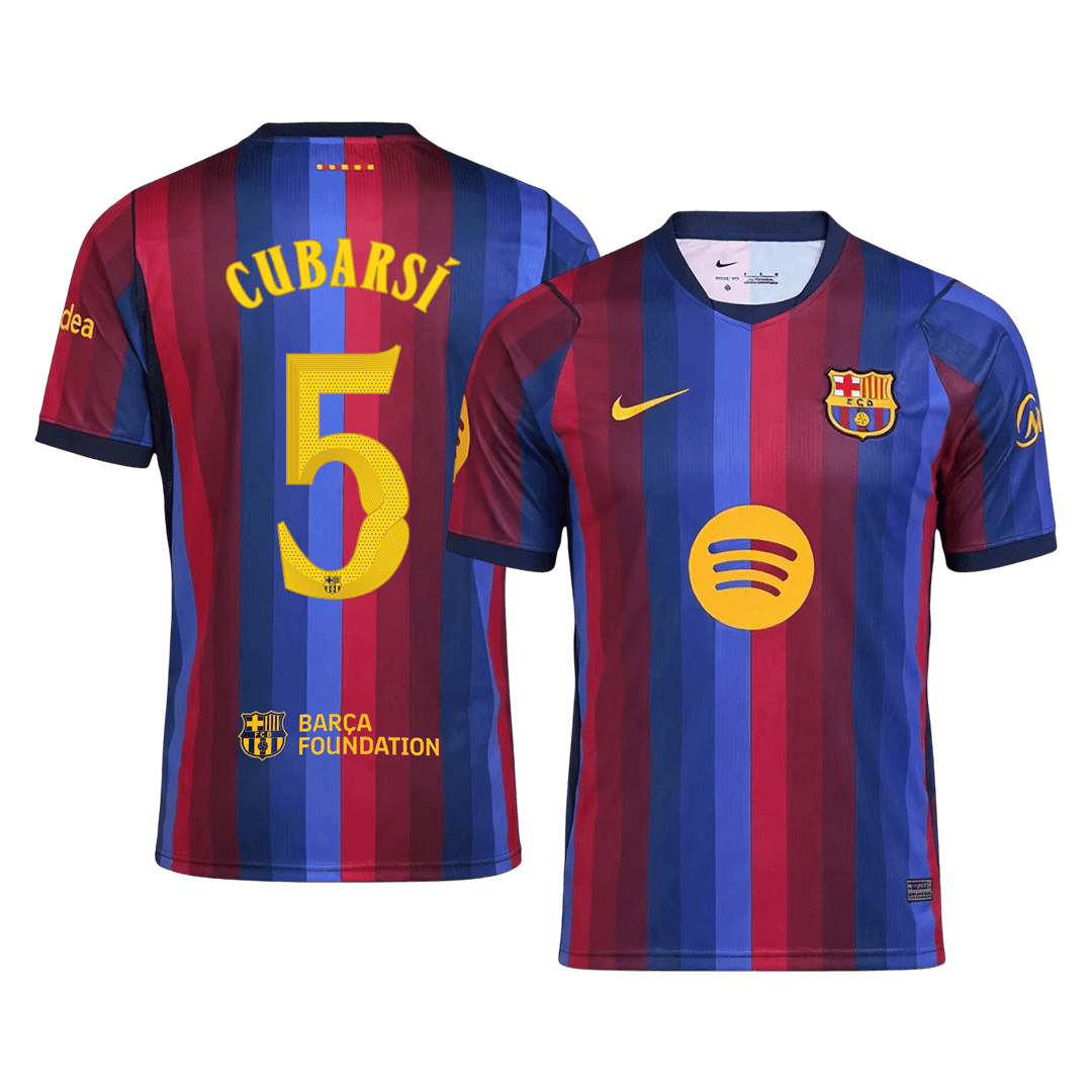 Barcelona Home Soccer Jersey 2026/27 – CUBARSÍ #5 – UCL