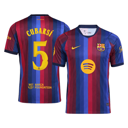 Barcelona Home Soccer Jersey 2026/27 – CUBARSÍ #5 – UCL