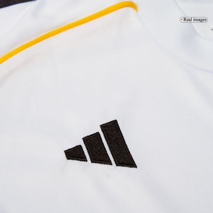 Real Madrid Mens Home Long Sleeve Soccer Jersey 2025/26 White