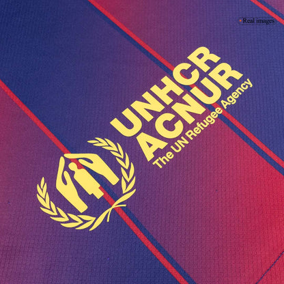 LAMINE YAMAL #10 Barcelona Mens Home Soccer Jersey 2025/26 Red&Blue [PREMIUM]