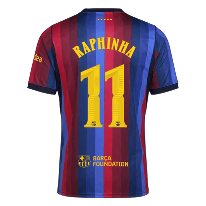 Barcelona Home Soccer Jersey 2026/27 – RAPHINHA #11 – UCL