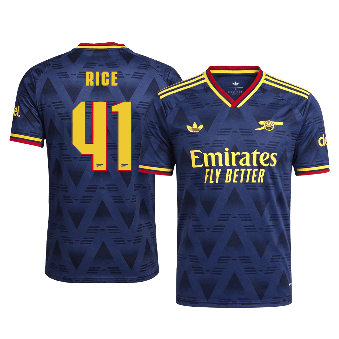 Arsenal Away Soccer Jersey 2026/27 – RICE #41 – UCL (Player Version)