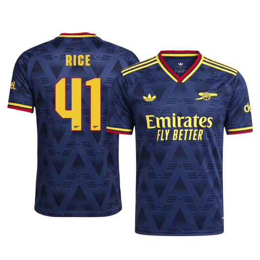 Arsenal Away Soccer Jersey 2026/27 – RICE #41 – UCL (Player Version)