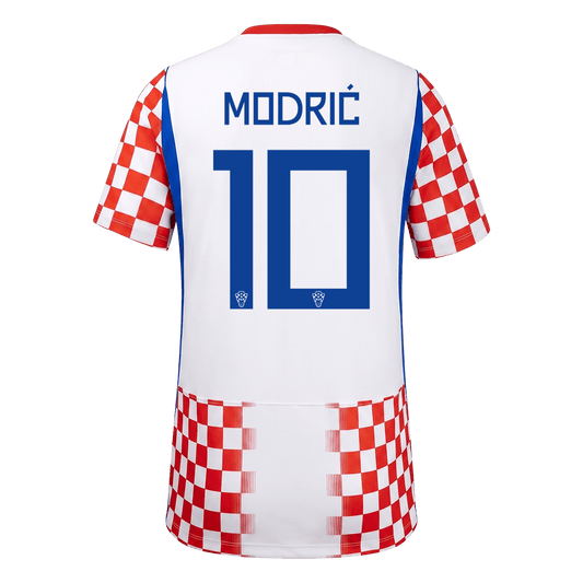 MODRIĆ #10 Croatia Mens Home Soccer Jersey World Cup 2026 Red&White