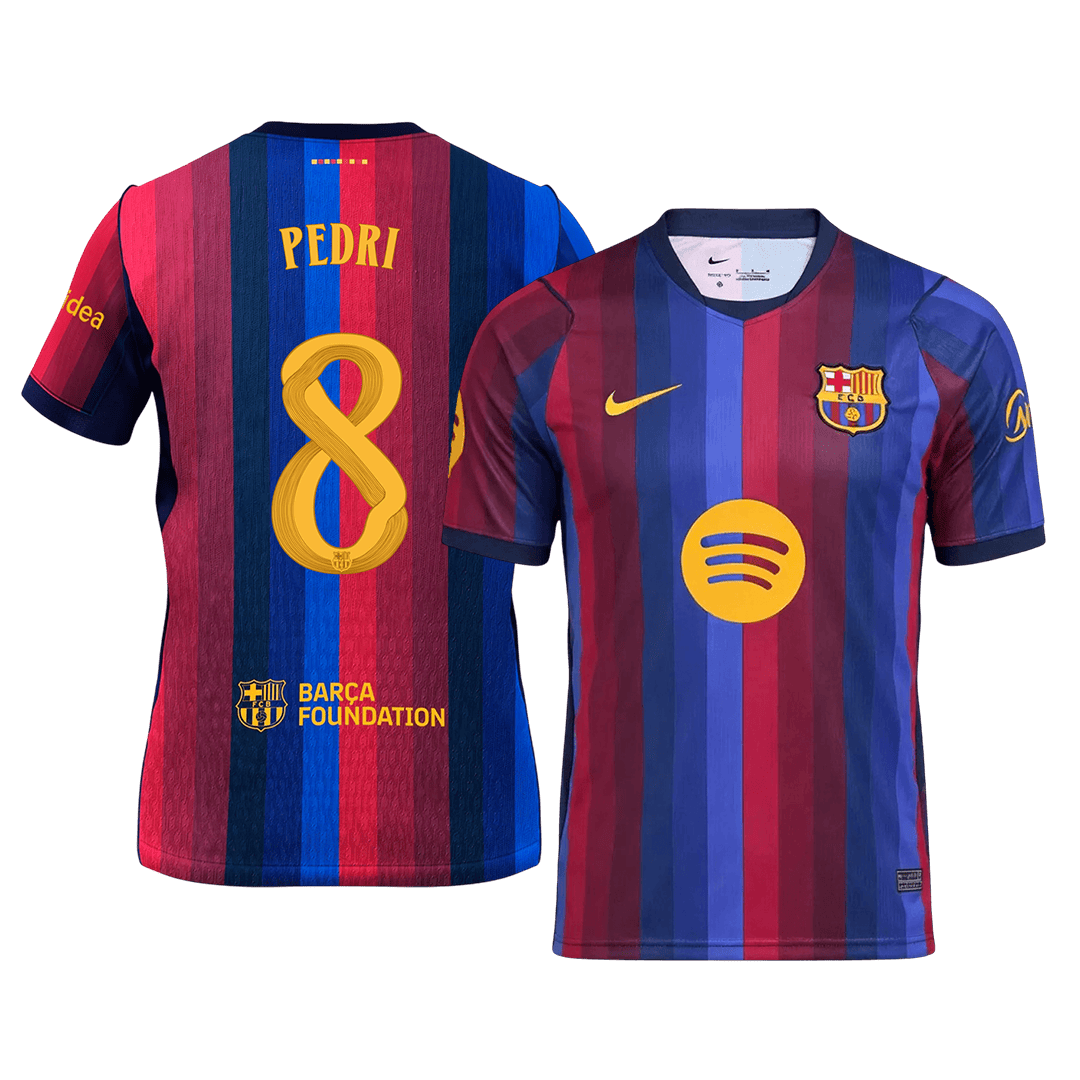 Barcelona Home Soccer Jersey 2026/27 – PEDRI #8 – UCL