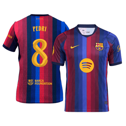 Barcelona Home Soccer Jersey 2026/27 – PEDRI #8 – UCL