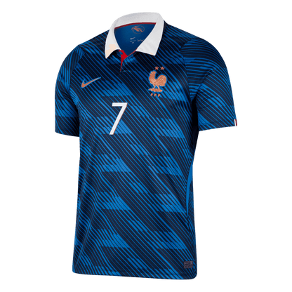 DEMBELE #7 France Mens Home Soccer Jersey World Cup 2026 Blue