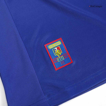Retro HENRY #12 France Mens Home Soccer Jersey World Cup 1998 Blue