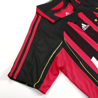 Retro RONALDO #99 AC Milan Mens Home Soccer Jersey 2006/07 Red&Black