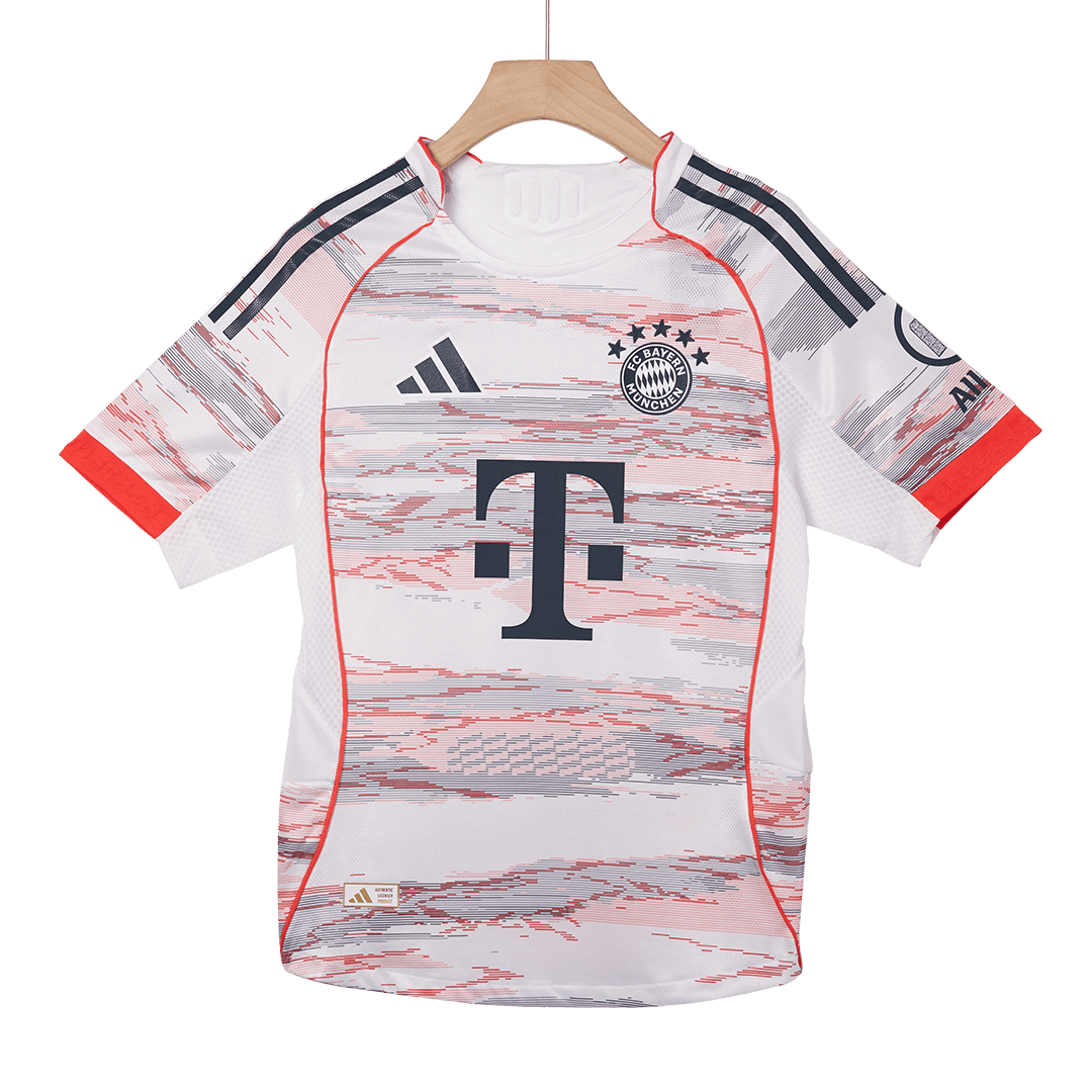 OLISE #17 Bayern Munich Mens Away Soccer Jersey 2025/26 White - Player Version