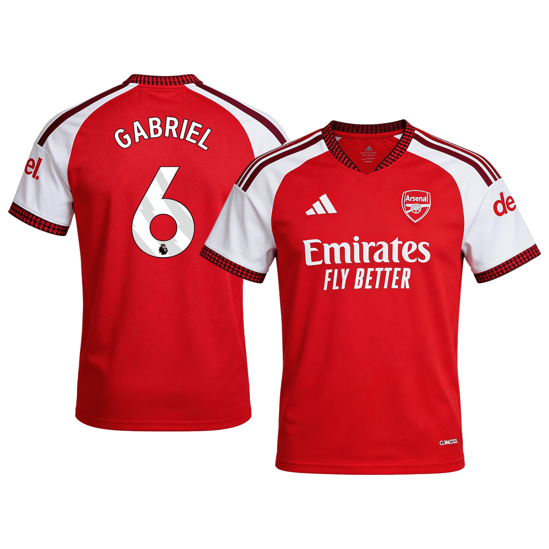 Arsenal Home Soccer Jersey 2026/27 – GABRIEL #6 (Player Version)