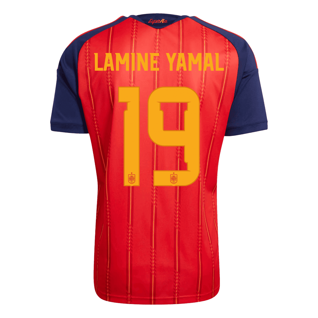 [Champion Edition] Spain Home Soccer Jersey World Cup 2026 – LAMINE YAMAL #19 (Player Version)