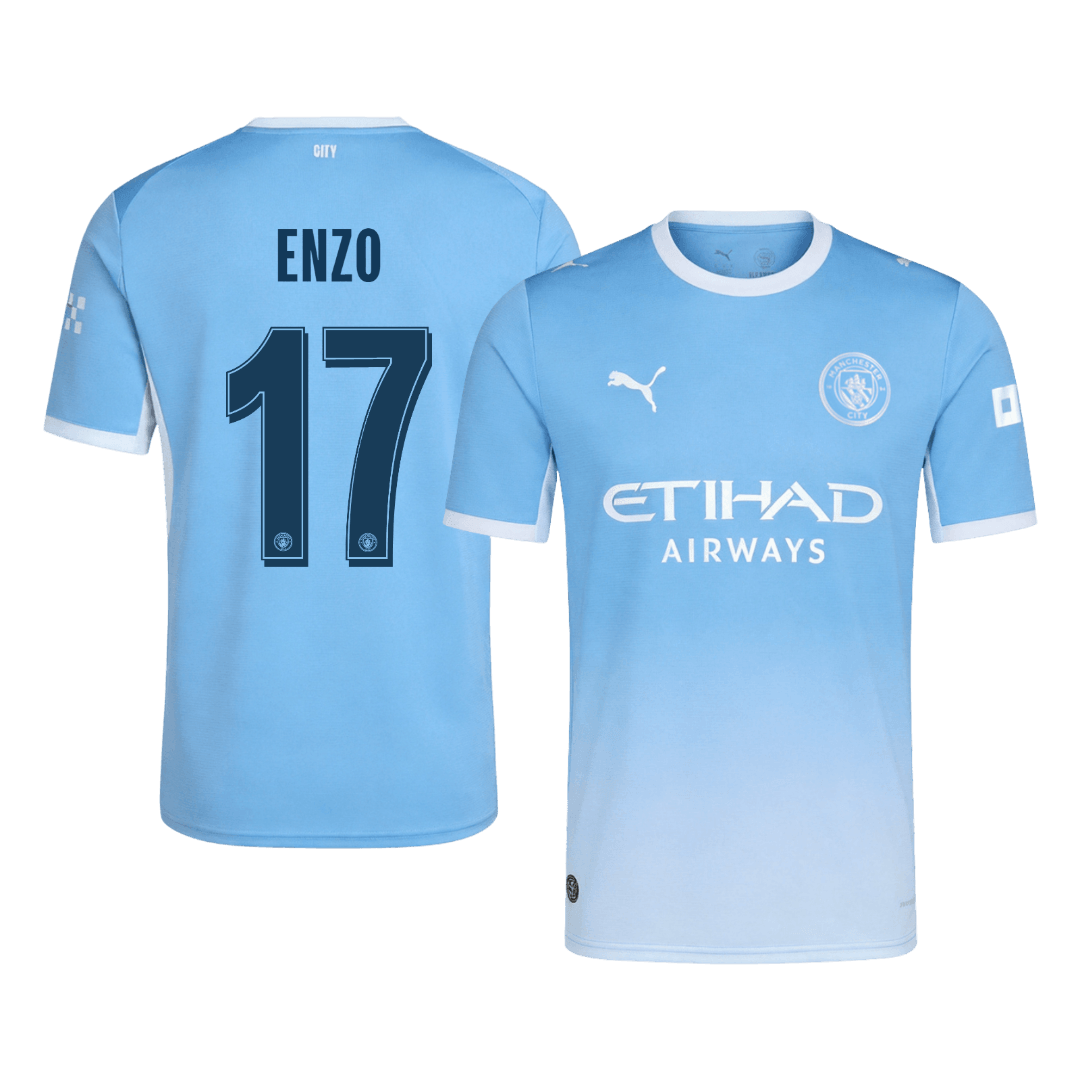 Manchester City Home Soccer Jersey 2026/27 – ENZO #17 – UCL
