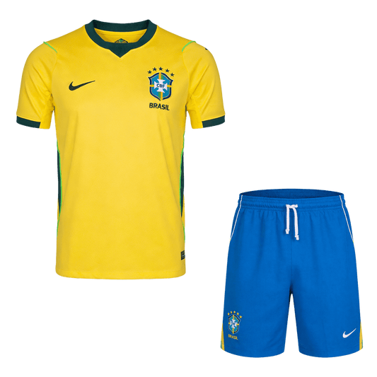 Brazil Mens Home Soccer Kit World Cup 2026 Yellow [PREMIUM]