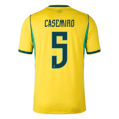 CASEMIRO #5 Brazil Mens Home Soccer Jersey World Cup 2026 Yellow [PREMIUM]