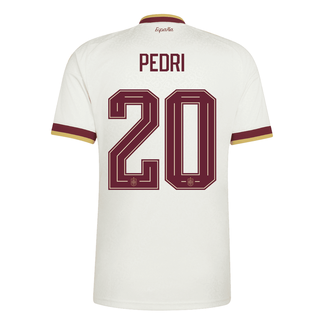 [Champion Edition] Spain Away Soccer Jersey World Cup 2026 – PEDRI #20