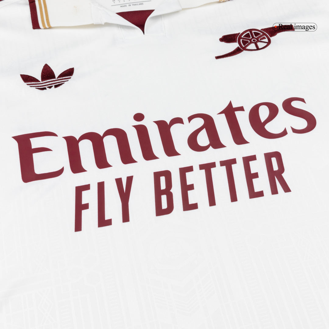 Arsenal Mens Third Away Soccer Jersey 2025/26 White