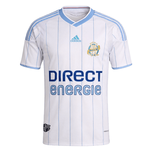 Retro Marseille Mens Home Soccer Jersey 2009/10 White