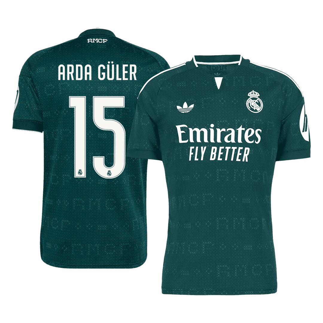 Real Madrid Away Soccer Jersey 2026/27 – ARDA GÜLER #15