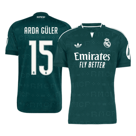 Real Madrid Away Soccer Jersey 2026/27 – ARDA GÜLER #15