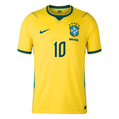 NEYMAR JR #10 Brazil Mens Home Soccer Jersey World Cup 2026 Yellow [PREMIUM]