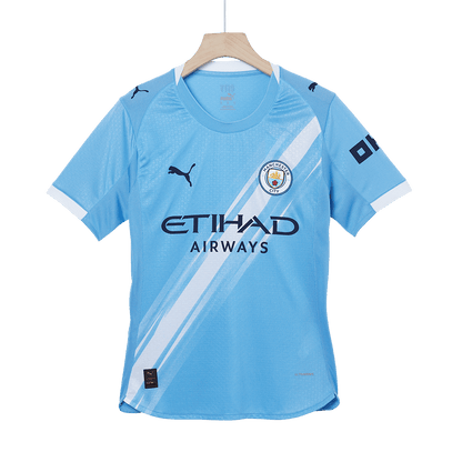 DE BRUYNE #17 Manchester City Mens Home Soccer Jersey 2025/26 Blue - Player Version