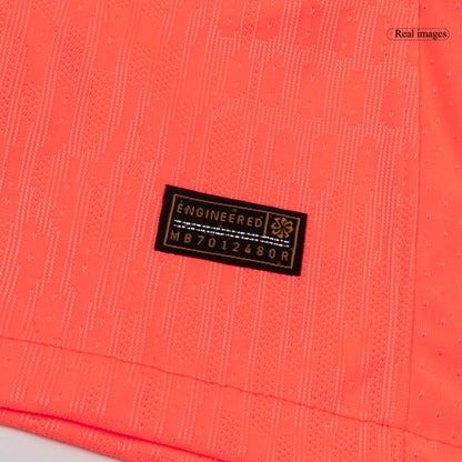 PEDRI #8 Barcelona Mens Third Away Soccer Jersey UCL 2025/26 Orange - Player Version