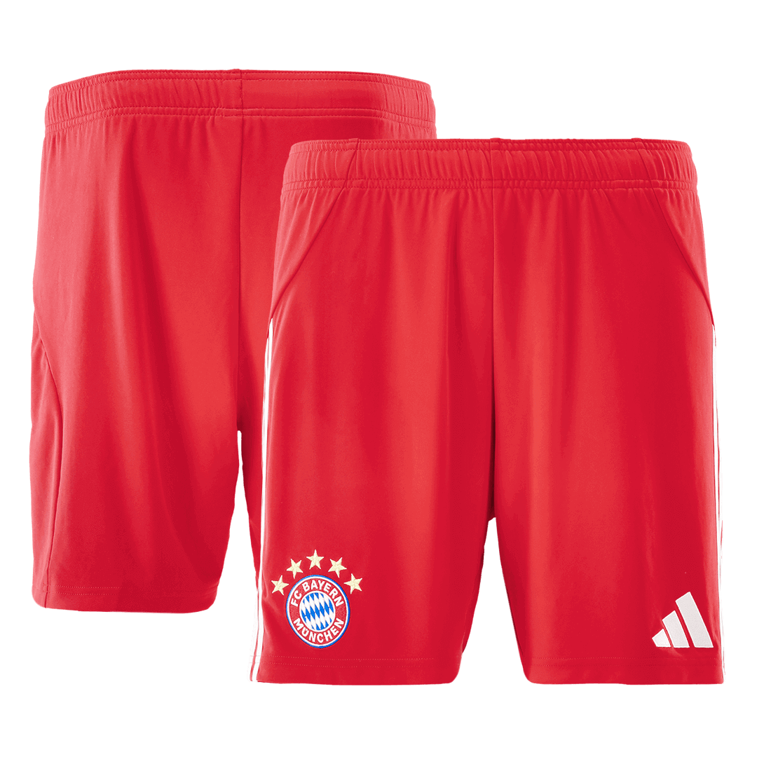 Bayern Munich Mens Home Soccer Shorts 2025/26 Red